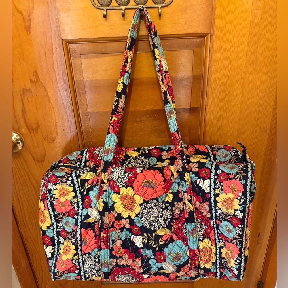 Vera Bradley Happy Snails Large Duffel Bag